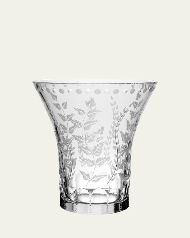 Fern Flower Vase, 8"